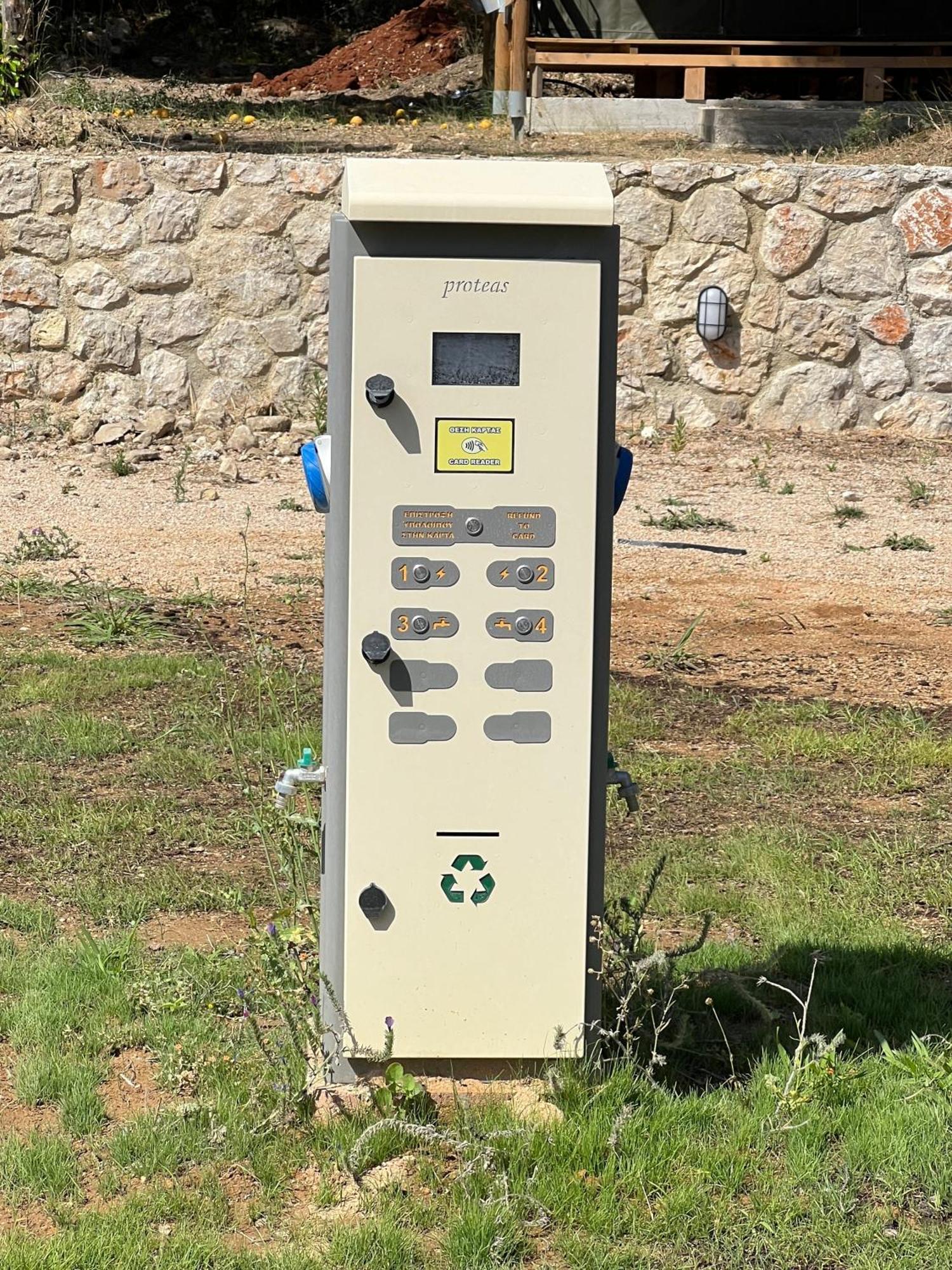 Nirikos Camping Spasmeni Vrisi エクステリア 写真