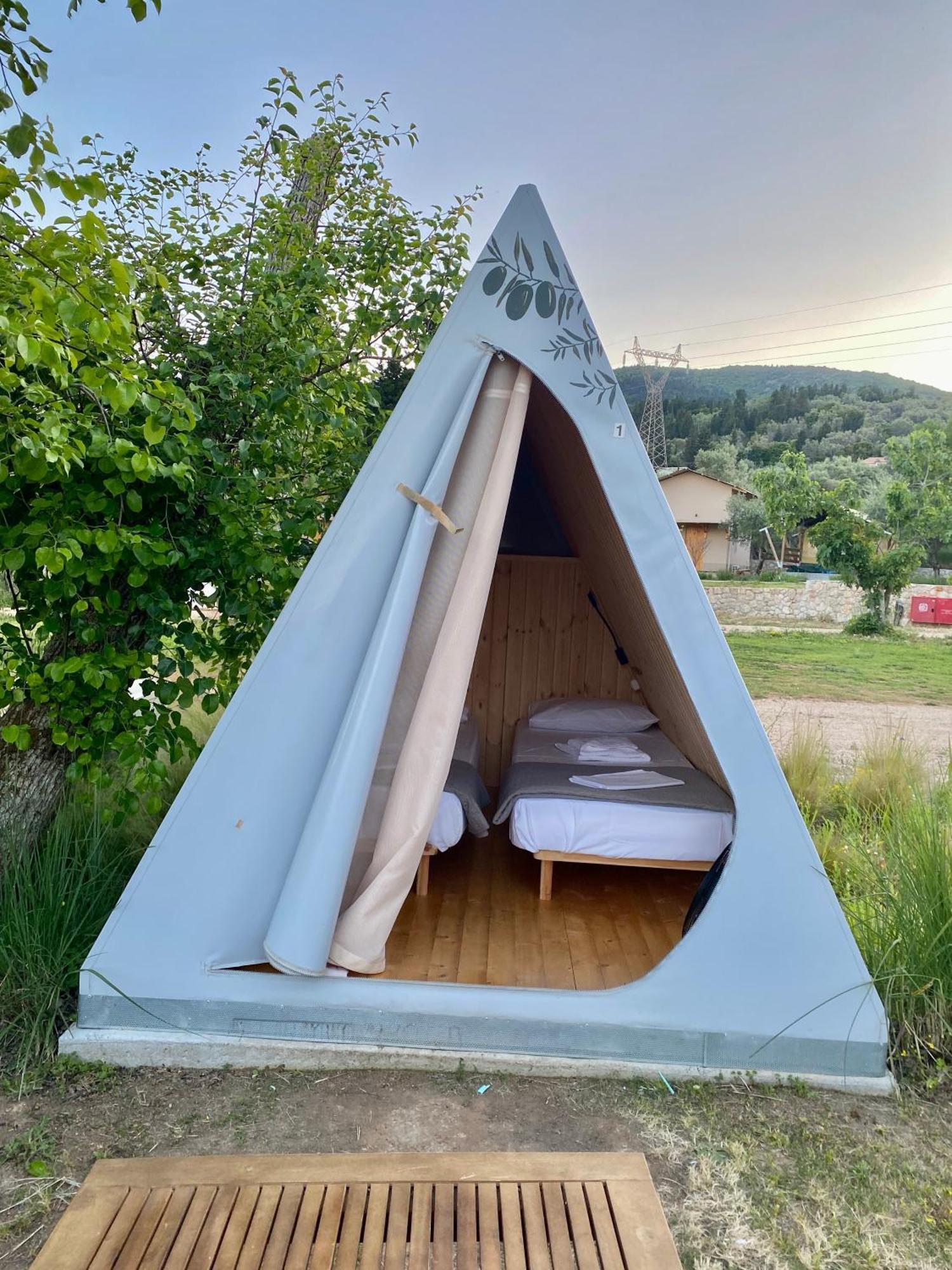 Nirikos Camping Spasmeni Vrisi エクステリア 写真
